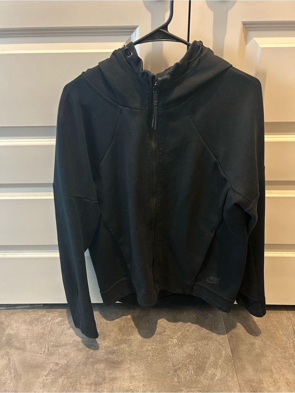 Nike Tech Fleece Hoodie Black Women’s Medium Scuba Jacket 806329-010